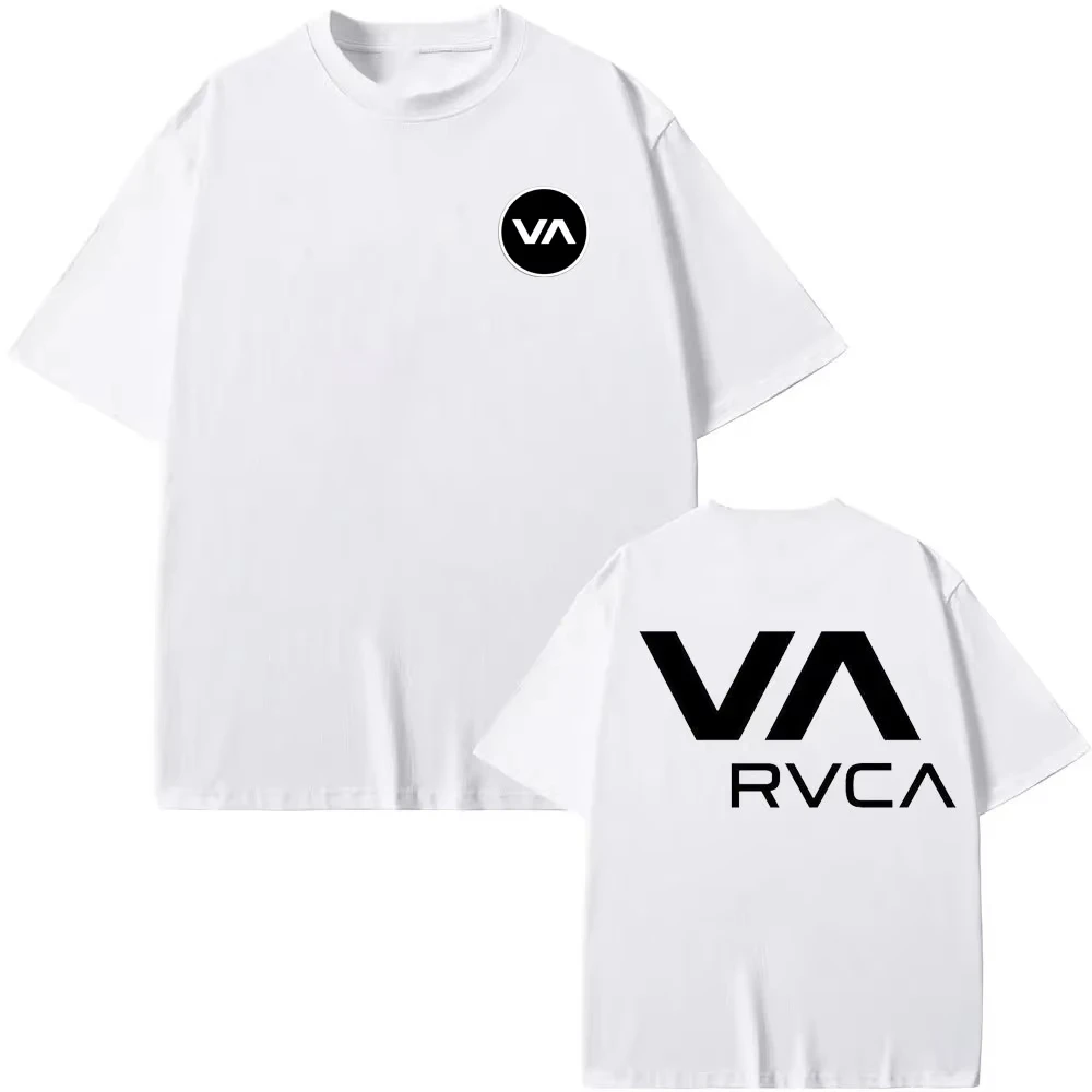 RVCA T 셔츠 블랙 티 여름 코튼 티셔츠 여름 짧은 - Streetwear Brand Tees 리뷰 및 가격